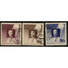 RUSIA 1934 Yv. A 46/8 SERIE COMPLETA DE ESTAMPILLAS 35 EUROS